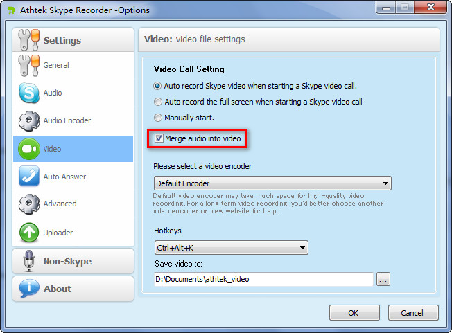 record Skype video calls