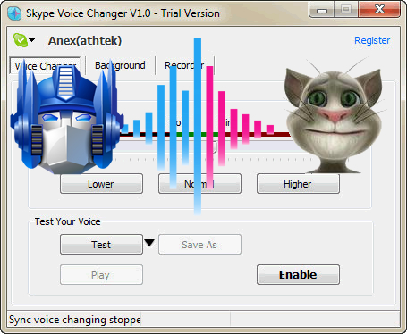 Voice Changer for Skype