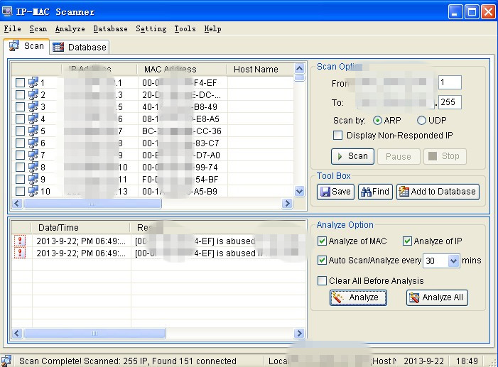 MAC IP Scanner