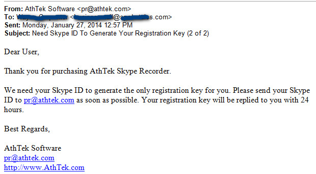 license email