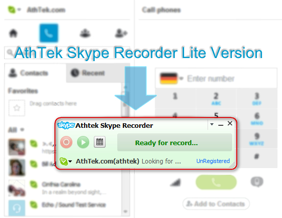 AthTek Skype Recorder Lite