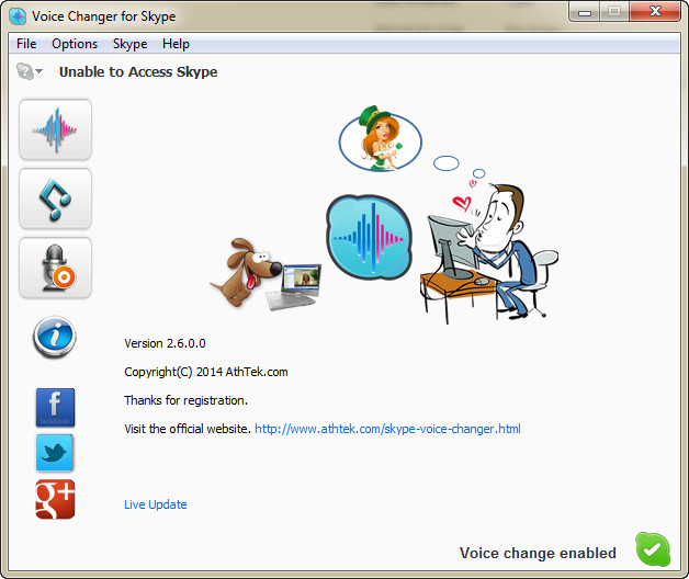 Skype Voice Changer
