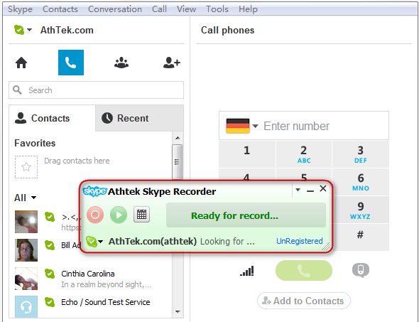 Skype Recorder Lite