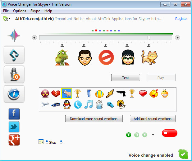 Voice Changer for Skype 3.0