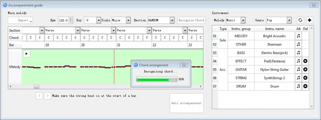 recognize chords