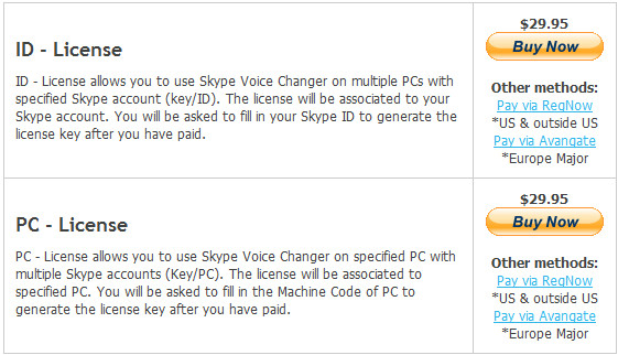 buy Skype Voice Changer