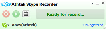 AthTek Skype Recorder Lite 1.8 screenshot