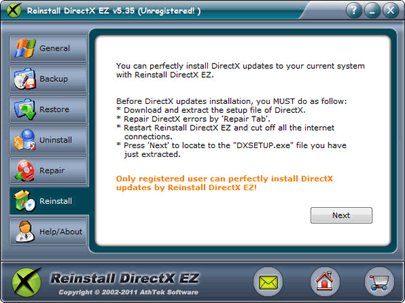 Install DirectX 9.0c